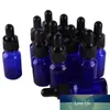 12 stks 10ml Blue Glass Dropper Flessen met Pipet voor Essential Oils Aromatherapapie Lab Chemicals