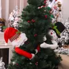 Décorations d'arbre de Noël Santa Bonhomme de neige Elk Hug Tree Doll Navidad Ornements Décorations de Noël pour la maison Année Cadeaux Natal 201203