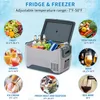 Refrigerador de congelador portátil da geladeira de carros de estoque dos EUA com geladeira de viagem de 12/204 CC para veículos, A09