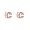 2021 New Brand Designer Double Letters Earrings Ear Studs Gold Tone Earring For Women Men Wedding Party Jewelry Gift