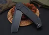 1 stks BF2RCT Flipper vouwmes N690 Black Tanto Blade CNC 6061-T6 Handvat Kogellager Survival Tactical EDC Tool Rescue Messen