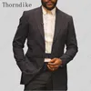 Thorndike Costume Homme 청록 여름 해변 파티 댄스실 턱시도 웨딩 턱시도 웨딩 Terno Masculino Slim Fit Man Blazerjacket Belt Pants1295t