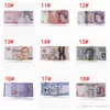 Creative Money Printing Wallet Zipper Foldable Short Wallet Storage Dollar Sterling Euro Ruble Pattern Compartment Coin Purse WVT1595 T03