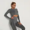 Sexy Sport Yoga Outfits Vrouw Naadloze Yoga Set Fitness Kleding Vrouwelijke Workout Hoge Taille Gym Running Leggings Gym Pakken voor Vrouwen Trainingspakken