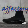 OG TOP Männer Frauen Plateauschuhe Speed Graffiti Trainer Socke Stiefel Socken Herren Trainer Stiefel Mode Lässig Schwarz Klare Sohle Damenschuh