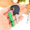 Metal Whistle Keychain Pendant With Keyring Party Supplies For Survival Emergency Outdoor