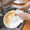 Chiffon de nettoyage de cuisine non tissé Serviettes en bambou réutilisables Porte-rouleau Tiktok Lazy Rag Dish Cloth Serviette en papier Dropshipping 201021