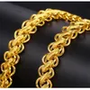 Luxe 999 Gele gouden ketting voor mannen 8m10m12m ketting dominant Thai nek ketting verjaardag jubileum Fine Jewelry Gifts9789417