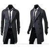 Gabardina caqui para hombre chaqueta de invierno casual chaqueta larga cálida hombres de gran tamaño rompevientos abrigo doble botonadura abrigos masculinos1