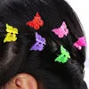 Grampo de cabelo de menina acessórios de clipe de garra pequena com borboleta, vieira, cocar quadrado5767276