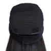 モダンなショーペルーストレート人間の髪のウィッグヘッドバンド機械黒人女性のための髪は150％の密度のリミー