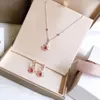 BGARI kettingen sieraden set Ingelegd met natuurlijke edelstenen 18K goud verguld hoogste teller kwaliteit sieraden ketting luxe ontwerper 5A officiële reproducties