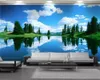 Personalizado 3D Wallpaper Paisagem Modern Mural 3d Wallpaper Paisagem bonita HD Superior Interior Detalhes no 3d Wallpaper