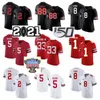 2021 NCAA Playoff Ohio State Buckeyes Trey Sermon Jersey Garrett Wilson Jeremy Ruckert Chris Olave Master Teagy Justin Fields Sugar Bowl