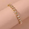 2021 Modieuze vrouwen Sieraden Legering Cubic Zirconia Diamond Armband Gold Sier Beaded Bracelet