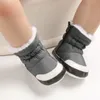 QXMY Scarpe da bambino per bambini Primi camminatori Neonato Ragazza Ragazzo Inverno Morbido antiscivolo Caldo Stivaletti da campo di neve Boot Infant Toddler LJ201104