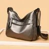 Women's bag luxury designer ladies shoulder messenger bag soft PU leather multi-function bag 2020 new double zipper handbag