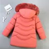 Девушки зимняя куртка детский зимний пальто теплая одежда детские толстые хлопковые пальто мультфильм кошка вышивка куртка Parka на складе LJ201017