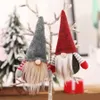 2020 Weihnachten handgemachte schwedische Gnome skandinavischen Tomte Santa Nisse nordische Plüsch Elf Spielzeug Tisch Ornament Weihnachtsbaum Dekorationen