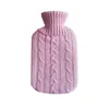 Hot Water Bottle With Knit Cover Hand Warmer Explosion-proof Portable Hot Water Bags Good for Pain Relief JK2011XB