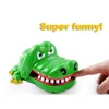 Creative Practical Jokes Mouth Tooth Alligator Hand Children's Toys Crocodile Game Classic Biting Finger Family Games WVT0103