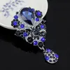 Fashion Crystal Water Drop Broche Diamond Corsage SjaGle Jurk Klein Pak For Women Sieraden Will en Sandy Cadeau