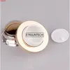 50pcs 5/10/15/30 / 50g barattolo sferico acrilico argento oro, scatola di imballaggio campione crema, contenitore cosmetico barattolo crema per lozioni F3677buona qualità