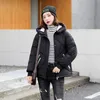 Dames Down Parkas Ladies Letter Afdruk Korte Kapa Parka Fashion Winter Jacket Dames Solid Casual Warm Coat Female Guin22