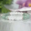 MG1094 Mat Vert Aventurine Yoga Bracelet Huile Essentielle Diffuseur Bracelet Natiral Pierre De Lave Mala Bijoux Bonne Chance Cristaux De Guérison Brace