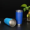 Powder Tumblers Stainless Steel Car Cups Vacuum Insulated Mug with Lid Coffee Beer Cup Large Capacity Water Bottle SEA SHIPPING LSK2020