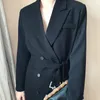 do Terno Outono Inverno Blazer Mulheres 2020 New Casual Abotoamento bolso casacos longos elegante manga comprida Blazer Feminino