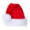 Novo Natal Cosplay Chapéus grosso ultra macio pelúcia Papai Noel chapéu 29 * 40 cm cute crianças christmas cap de Natal xmas decoração bh4184 tyj