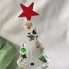 كريستال شجرة عيد الميلاد تمثال عطلة الورق مجموعة تذكارية يدويا هدية عيد الميلاد المنزلية ديكور المنزل 201203