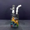 Hitman narguilé Dab Rig Conduites D'eau Bongs 5mm D'épaisseur mignon animal nid d'abeille perc tuyau