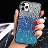 BLING BLING Glitter Phone Case till iPhone 12 11Pro XS Max Back Cover för iPhone 7 8 6 Plus Gradient Diamond Fodral