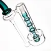 Narghilè Bong unici Boccaglio piegato bong per acqua in vetro con percussione senza stelo per fumare tabacco piattaforme petrolifere dabs fumo pipa ad acqua dabber 12.2 ''