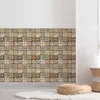 adesivo da parete piastrella in ceramica 3D anti collisione pasta PVC diamante mosaico sfondo decorazione acrilica