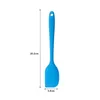 Utensílios de cozinha Espátulas de silicone de 8 polegadas sem BPA Espátula de borracha resistente ao calor sem costura Design de uma peça Raspadores flexíveis antiaderentes Ferramentas de cozinha para mistura de cozimento