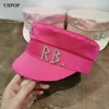 USPOP SATIN Diamond Letter Sboy Caps Women Flat Militray Caps S M L 2112279776983