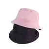 2020 Popular Double-Sided Bucket Hat Women Girls Foldable Outdoor Chapeau Sun Prevent Hats Cotton Fisherman Cap G220311