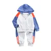 Spring Autumn Children Sports Clothes Baby Boy Girl Casual Hooded Jacket Pants 2Pcsset Toddler Cotton Clothing Kids Tracksuits 206954863