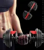 Verstelbare Dumbbell Set 52,5 lb 24kg workout Gewicht Lifting Spieroefening Gym Fitness Equipment250L