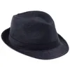 Mode femmes hommes unisexe Fedora Trilby Gangster casquette été plage soleil paille Panama chapeau Couples amoureux chapeau 2021