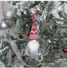 Kerstboom Pendan Decorations Kerstmis Faceless Doll Xmas Navidad Natal Ornamenten 2021 Nieuwjaars Bauwblikken Santa Claus Gift Feest leverancier