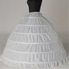 Lace Edge 6 Hoop Petticoat Underskirt For Ball Gown Wedding Dress 110cm Diameter Underwear Crinoline Accessories