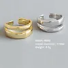 Simple coreano amor eternidad regulable onda 925 anillos de plata esterlina para mujeres pulgar joyería de San Valentín1