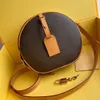 2020 PETITE BOITE CHAPEAU BOITE MM PM M43514 torebka torebka oryginalna skóra bydlęca wykończenia płótno hatbox projektant torby na ramię crossbody messenger