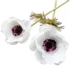 Real Touch Artificial Anemone Silk Flores Artificiales For Wedding Holding Fake Flowers Home Garden Decorative Wreath GGA