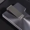 Mini tarjetero de Metal, billetera con bloqueo RFID para hombres, funda para tarjetas de identificación de crédito de aleación, monedero delgado de aluminio para hombres y mujeres con Clip de dólar 208f