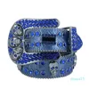 designer Rhinestone belt Designer Belts Belts For Men Women Classic Waistband Skull Buckle Womens